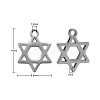 304 Stainless Steel Charms STAS-CJ0002-06-2