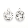 Tarnish Resistant 304 Stainless Steel Charms STAS-I151-35P-1