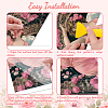 3 Sheets 3 Styles PVC Waterproof Decorative Stickers DIY-WH0404-096-3