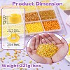 3960pcs 12 Style 8/0 Glass Seed Beads SEED-CJ0001-21-8