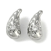Brass Micro Pave Cubic Zirconia Charms KK-P283-27A-P-1