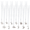 12Pcs 12 Style Wedding Cake Charms for Bridesmaids BJEW-AB00015-1