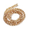 Electroplate Transparent Glass Beads Strands EGLA-A035-T4mm-A17-2