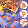 80Pcs 20 Styles Thanksgiving Day Theme Alloy Enamel Pendants ENAM-SC0006-85-3
