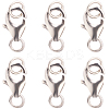 CREATCABIN 6PCS 925 Sterling Silver Lobster Claw Clasps STER-CN0001-23-1