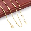 Brass Satellite Chains Necklace for Women LS-NJEW-P265-17G-1