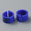 Plastic Poultry Leg Identification Bands AJEW-WH0415-99F-2
