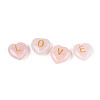 26Pcs 26 Styles Natural Rose Quartz Heart Beads G-T144-A03-3