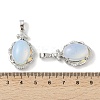 Opalite Oval Pendants G-NH0025-15P-24-3