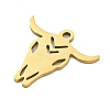 Ion Plating(IP) 201 Stainless Steel Pendants STAS-M015-10G-2