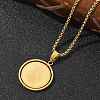 201 Stainless Steel Pendant Necklaces LS-NJEW-Z058-01G-3