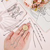 10Pcs 10 Styles 304 Stainless Steel Chain Bracelet Making AJEW-BBC0002-51-3