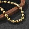 Rack Plating Brass Ball Chain Bracelets for Women X-BJEW-G676-01C-G-2