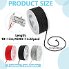 3 Rolls 3 Colors Nylon Milan Cord NWIR-PH0002-44-2