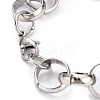 Tarnish Resistant 304 Stainless Steel Rolo Chain Bracelets BJEW-Z011-13P-2