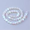 Synthetic Moonstone Beads Strands G-R375-6mm-A13-2
