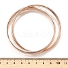 304 Stainless Steel Bangles BJEW-V004-01RG-5