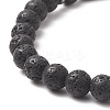 7Pcs 7 Style Natural & Synthetic Mixed Gemstone & Alloy Beaded Stretch Bracelets Set for Women BJEW-JB09235-6