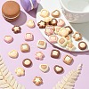 32Pcs 16 Styles Opaque Resin Imitation Food Cabochons CRES-CJ0001-65-4