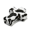 Cross with Cow Silicone Focal Beads SIL-G006-02D-3