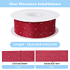 Rayon Rhinestones Ribbon OCOR-WH20050-012D-2