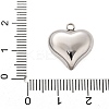 304 Stainless Steel Pendants STAS-Q349-02F-P-3