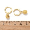 Brass Cubic Zirconia Hoop Earrings EJEW-Q015-01G-D-3
