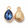 Faceted Glass Rhinestone Pendants GLAA-I051-A06-1