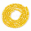 Opaque Glass Beads Strands EGLA-A035-P3mm-A04-2