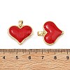 Brass Enamel Pendants KK-T001-01G-3
