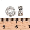 304 Stainless Steel Rhinestone Spacer Beads LS-STAS-P444-01B-P-3