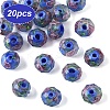 20Pcs Handmade Gold Sand Lampwork Beads LAMP-YW0001-79D-1