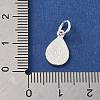 925 Sterling Silver Teardrop with Tree of Life Charms STER-K180-04S-2