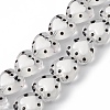 Transparent Glass Beads Strands LAMP-F029-04I-1