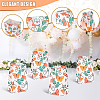 24Pcs Butterfly Printed Kraft Paper Food Storage Bags ABAG-SP0001-45-5