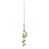 Brass Hanging Suncatchers HJEW-P018-A02-2