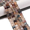 Natural Dragon Veins Agate Beads Strands G-G177-E13-01-1