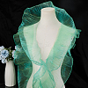 10 Yards Lucency Polyester Pleated Lace Trim OCOR-GF0004-74D-1