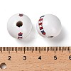 Natural Wood European Beads WOOD-S059-01F-3