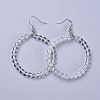 Natural Quartz Crystal Dangle Earrings X-EJEW-K077-A16-2