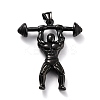 304 Stainless Steel Big Pendants STAS-O117-77B-1