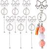 10Pcs Alloy Keychain Clasps KEYC-SC0001-80B-1