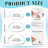 30Pcs 3 Styles Hair Accessories Iron Hair Band Findings OHAR-TA0001-08A-4