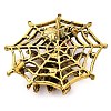 Animal Zinc Alloy Rhinestone Brooches JEWB-R052-01AG-03-2