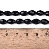 Opaque Solid Color Glass Beads Strands GLAA-N071-01A-C12-4