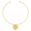 304 Stainless Steel Pendant Open Choker Necklaces for Women NJEW-Z046-07G-01-2