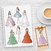 4Pcs 4 Styles Human PVC Plastic Clear Stamps DIY-CA0006-64H-3
