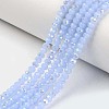 Electroplate Glass Beads Strands LS-EGLA-A034-J8mm-L03-1
