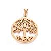 Ion Plating(IP) 304 Stainless Steel Pendants STAS-P063-07G-1