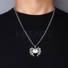 Non-Tarnish 201 Stainless Steel Pendant Necklaces for Man NJEW-Q336-02I-P-3